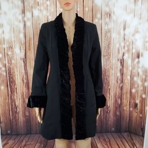 INC Coat Jacket Black S